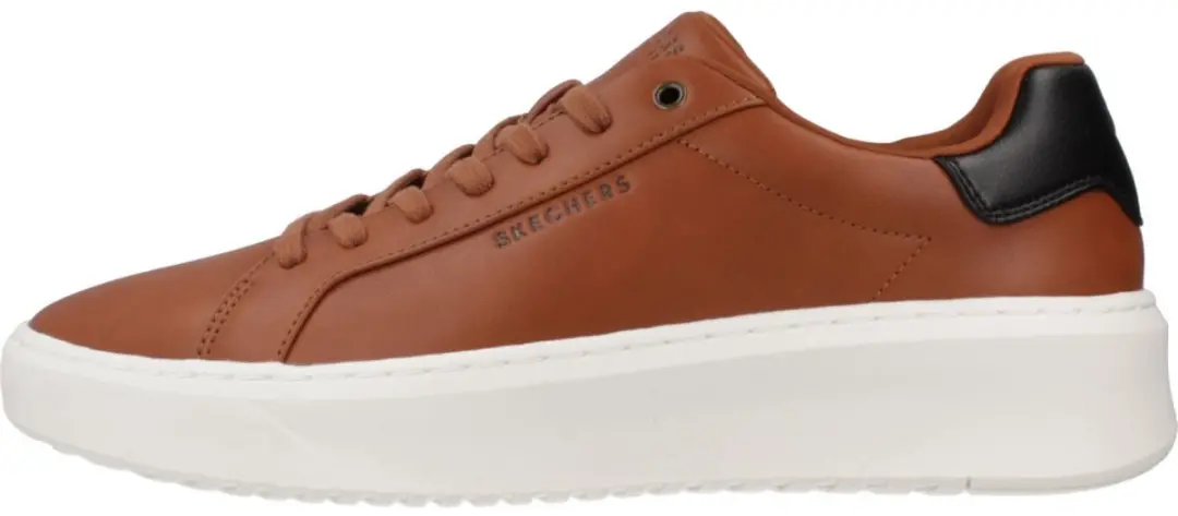 Skechers Court Break Suit Sneaker - Heren - Bruin