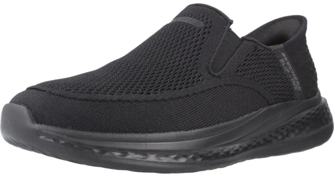 Skechers Slade Deacon Heren Instappers - Zwart - afbeelding 6 van 6