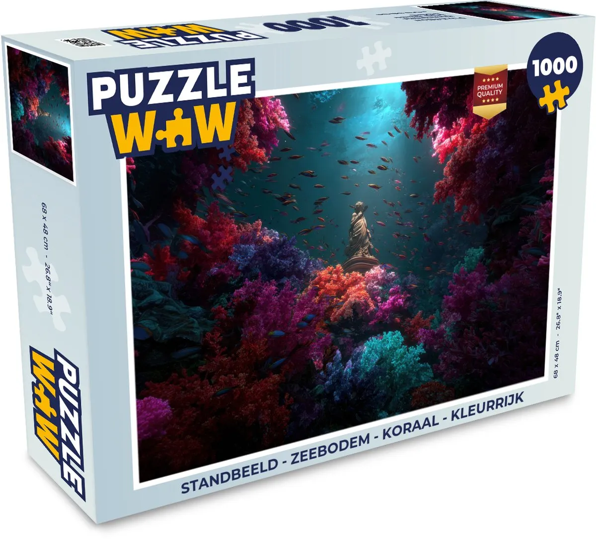 PuzzleWow Legpuzzel Zeebodem Koraal 1000 Stuks