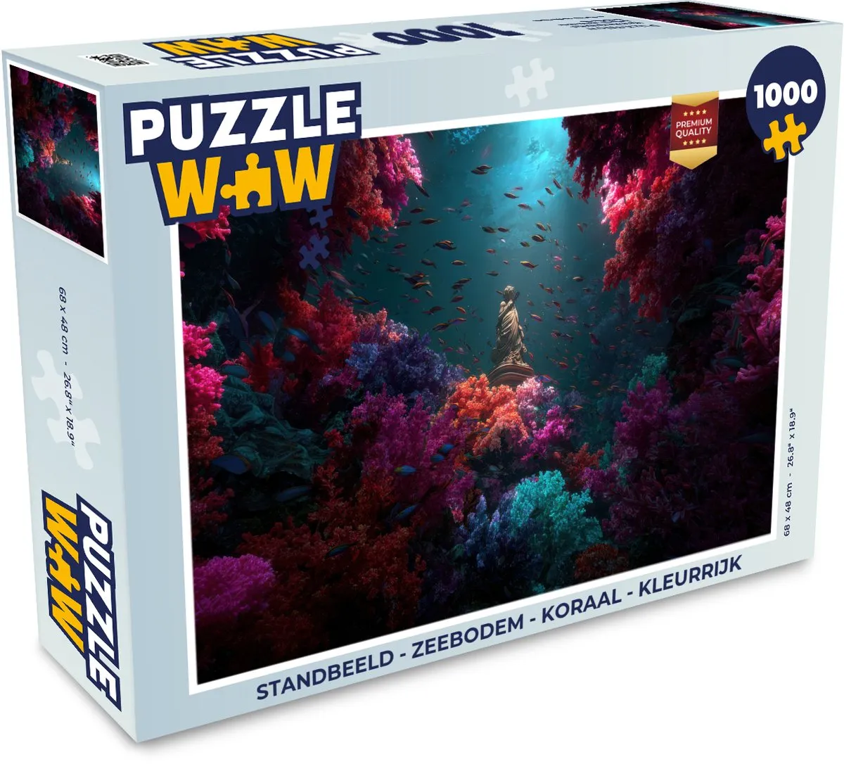 PuzzleWow Legpuzzel Zeebodem Koraal 1000 Stuks