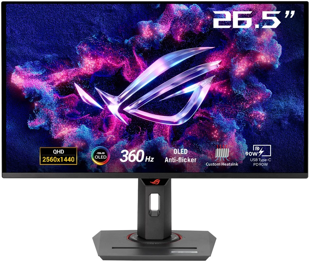 ASUS ROG Strix OLED XG27ACDNG Gaming Monitor 27" - 360Hz QHD OLED