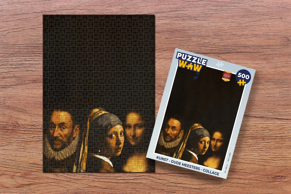 PuzzleWow Oude Meesters Legpuzzel 500 Stuks - Multicolor