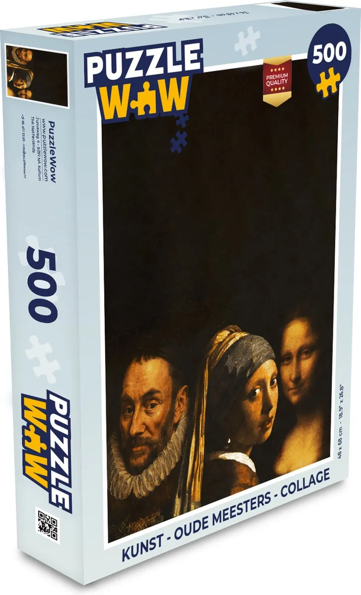 PuzzleWow Oude Meesters Legpuzzel 500 Stuks - Multicolor