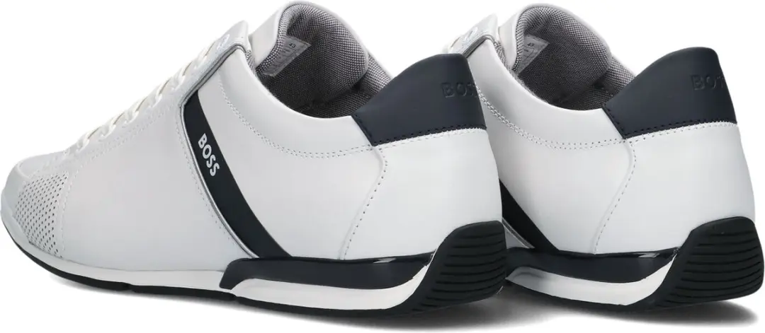 BOSS Saturn Lowp Lage Sneakers Wit - 41 - afbeelding 6 van 6