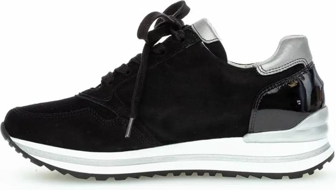 Gabor Sneakers 107521 - Dames - Zwart Suede - afbeelding 4 van 6