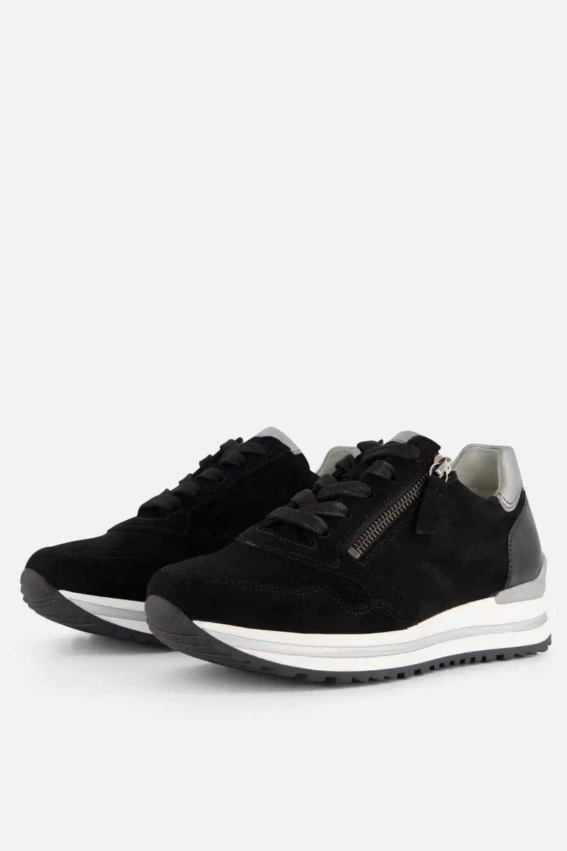 Gabor Sneakers zwart Suede