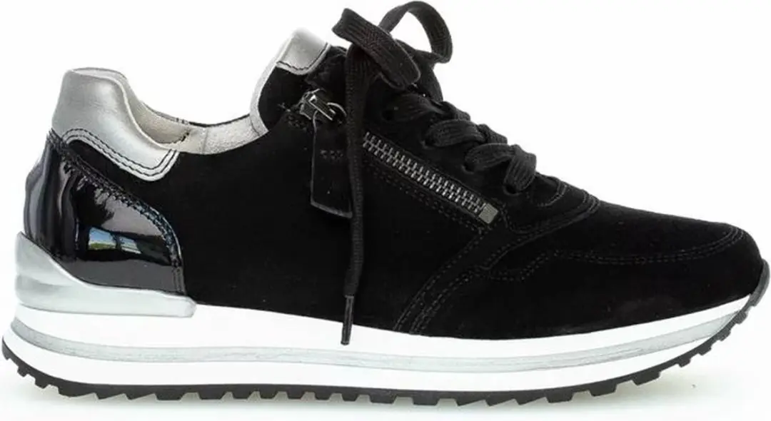 Gabor Sneakers 107521 - Dames - Zwart Suede - afbeelding 3 van 6