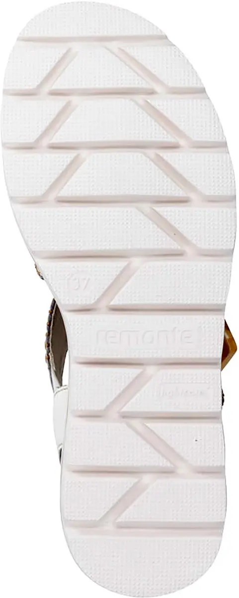 Leren sandalen met sleehak Macao
