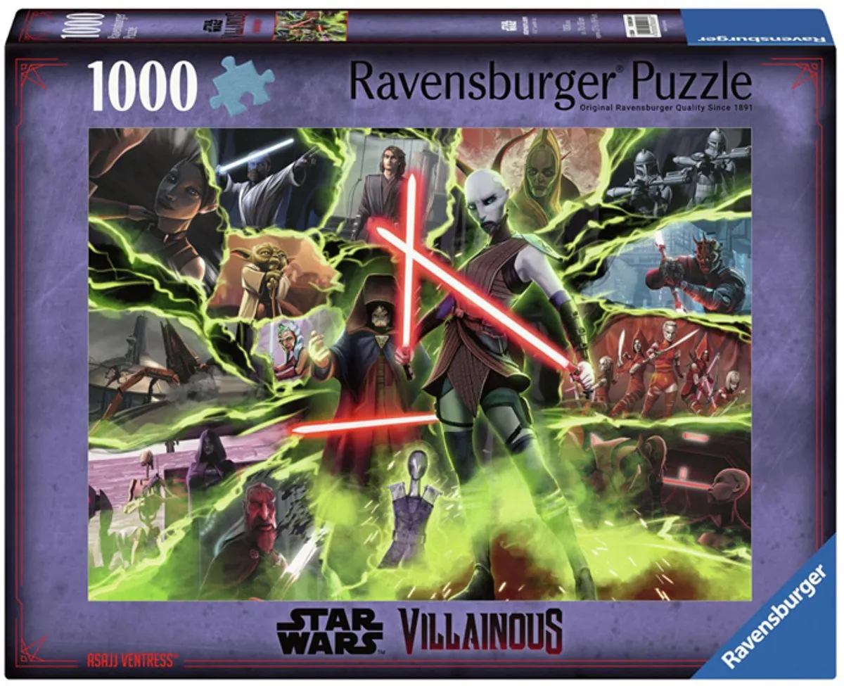 Ravensburger Star Wars Villainous Asajj Ventress Legpuzzel 1000 Stuks