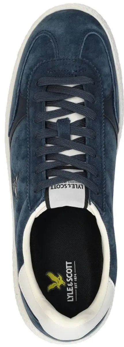 Lyle & Scott Duncan Sneakers Laag - blauw - Maat 45 - afbeelding 5 van 6