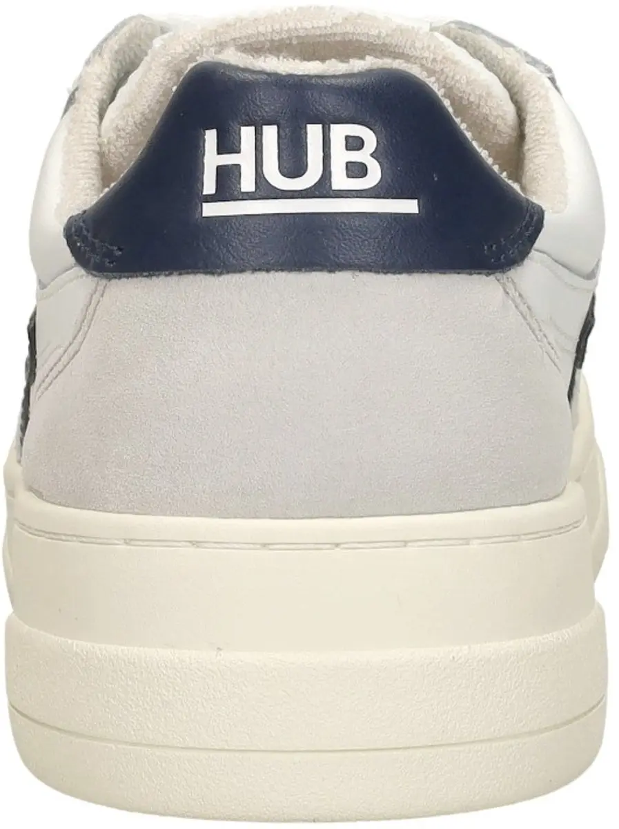 HUB Court-z Sneakers - Heren - Wit - afbeelding 6 van 6