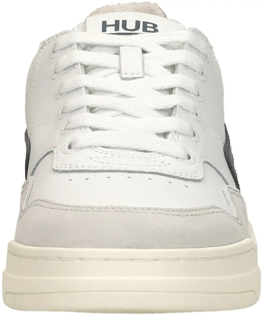 HUB Court-z Sneakers - Heren - Wit - afbeelding 3 van 6
