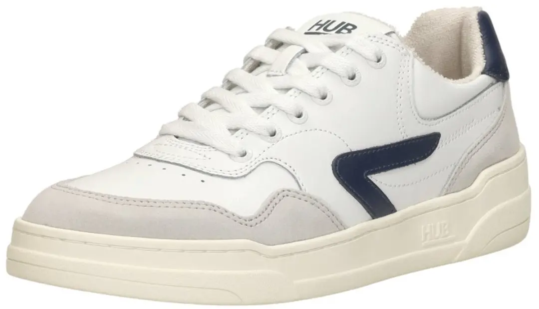 HUB Court-z Sneakers - Heren - Wit - afbeelding 4 van 6