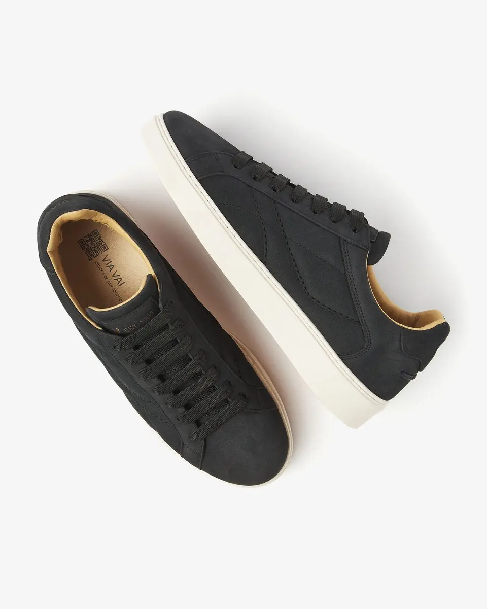 VIA VAI Zane Liam Sneakers Heren - Zwart