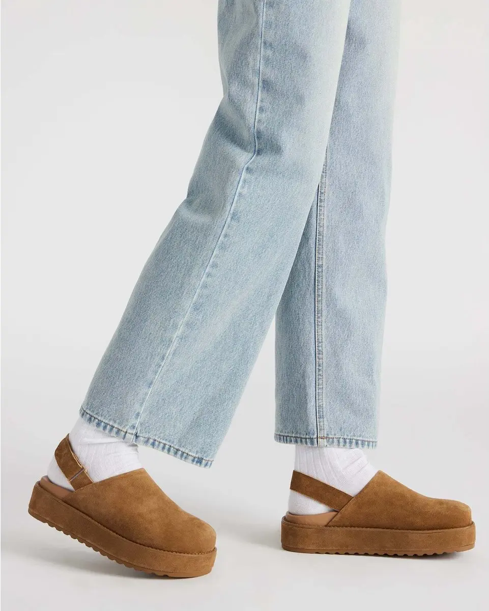 Steve Madden Mellow Klompen - Cognac Suede