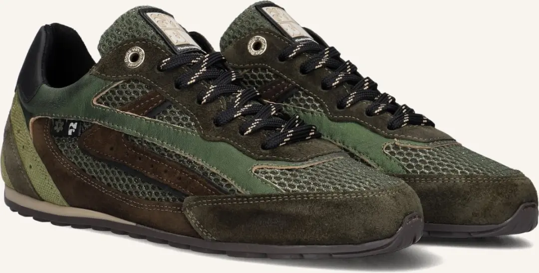 Floris van Bommel Illvi Sneakers Sfw-10150 - Donkergroen - afbeelding 3 van 6