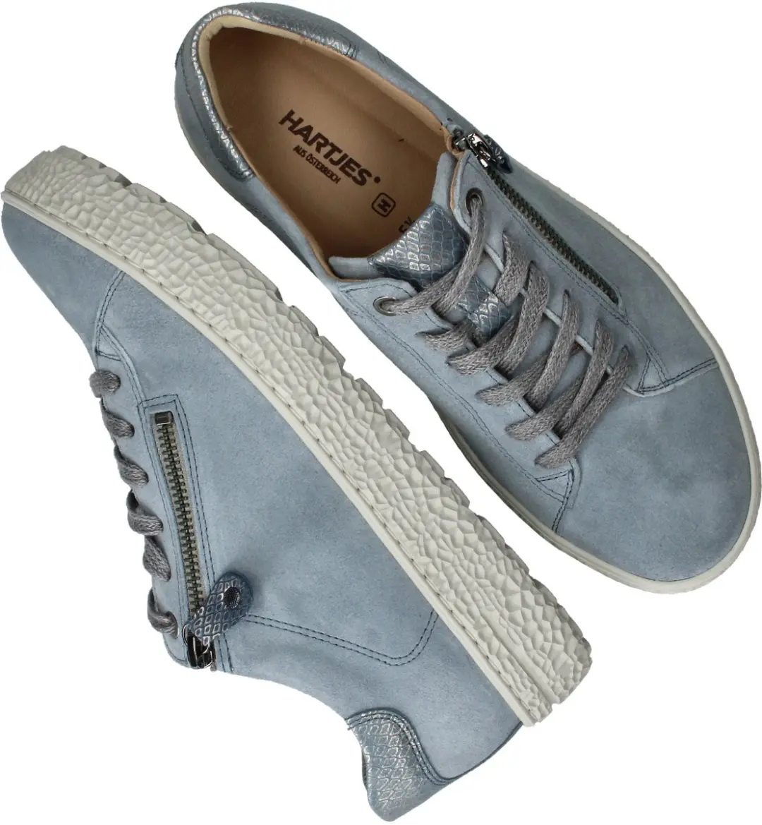 Hartjes Phil Shoe Heaven Dames Veterschoenen - Lichtblauw 42