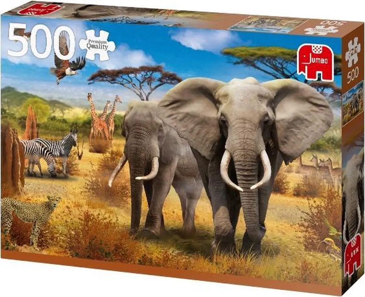 Jumbo Premium Collection African Savannah Legpuzzel 500 Stuks