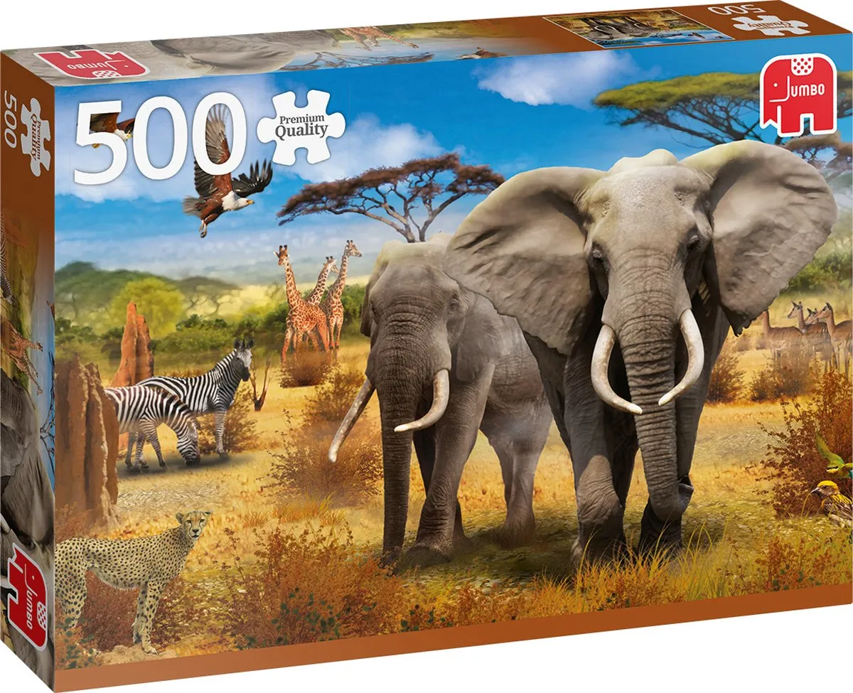 Jumbo Premium Collection African Savannah Legpuzzel 500 Stuks