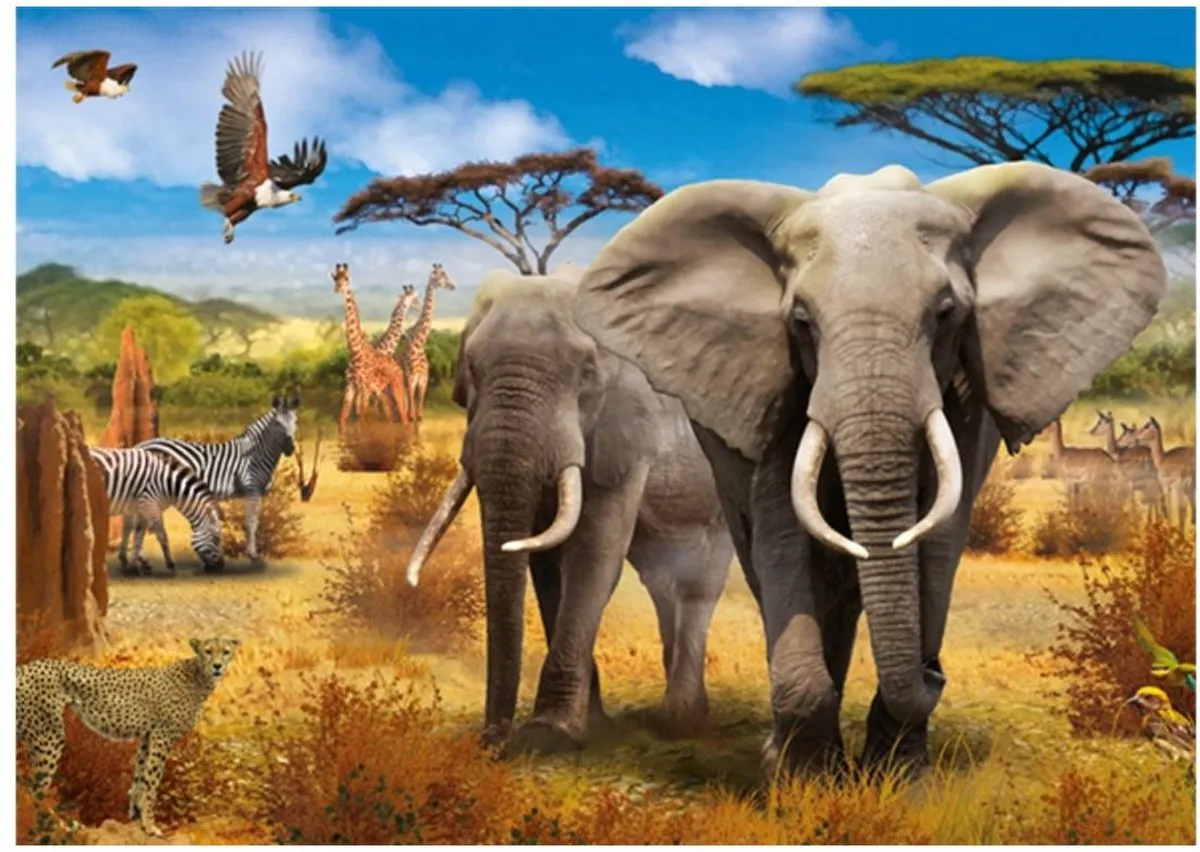 Jumbo Premium Collection African Savannah Legpuzzel 500 Stuks
