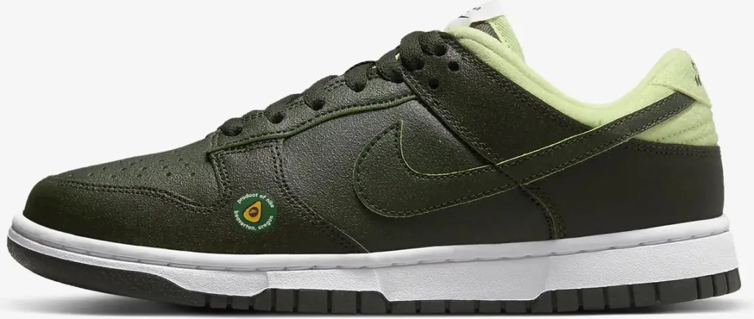 Nike Dunk Low LX DM7606-300 - 39 - Avocado - afbeelding 2 van 6
