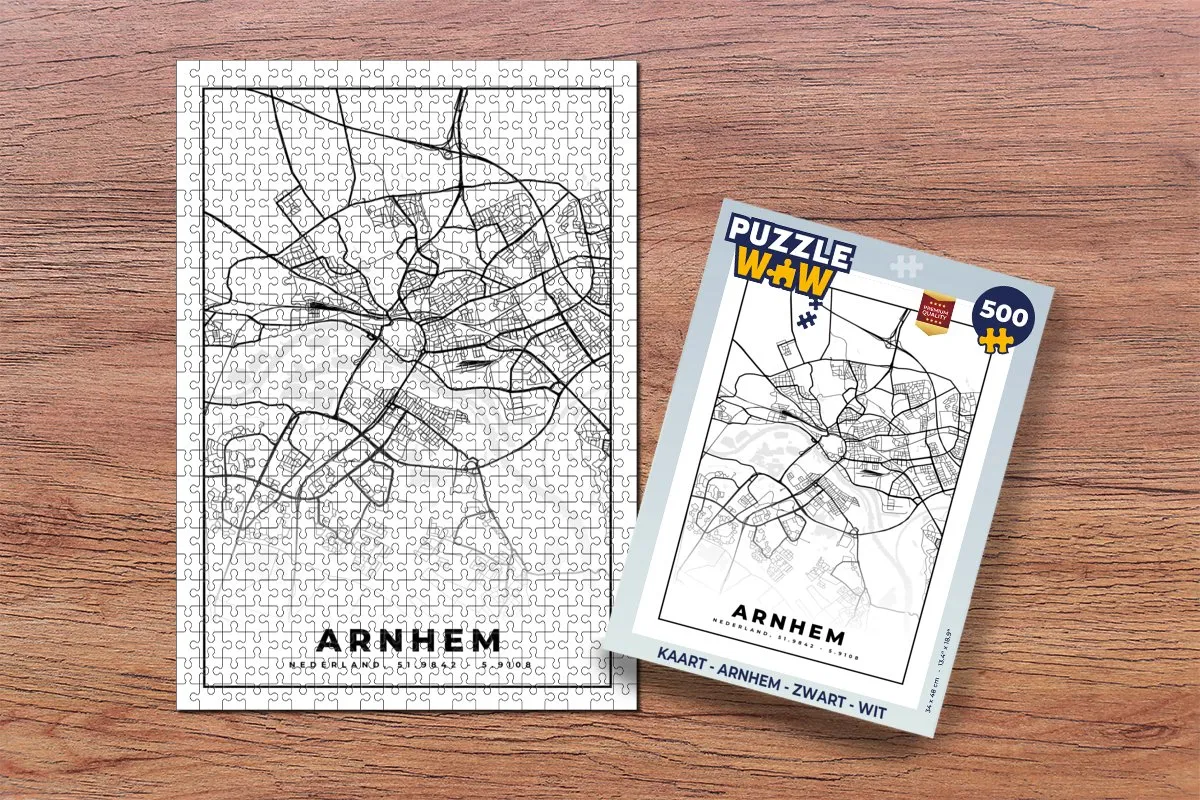 PuzzleWow Arnhem Legpuzzel 500 Stuks - Multicolor