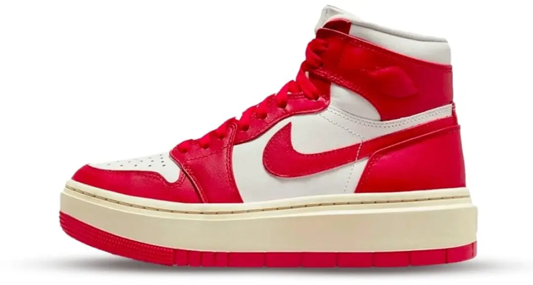Air Jordan 1 Elevate High Damesschoenen, 40, Summit White/Coconut Milk/Varsity R