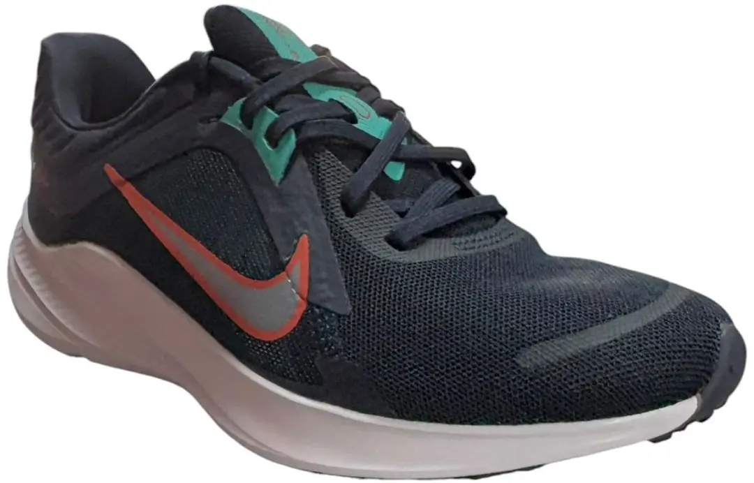 Nike Quest 5 WMNS Sneaker - Donkerblauw/Groen/Wit - afbeelding 3 van 6