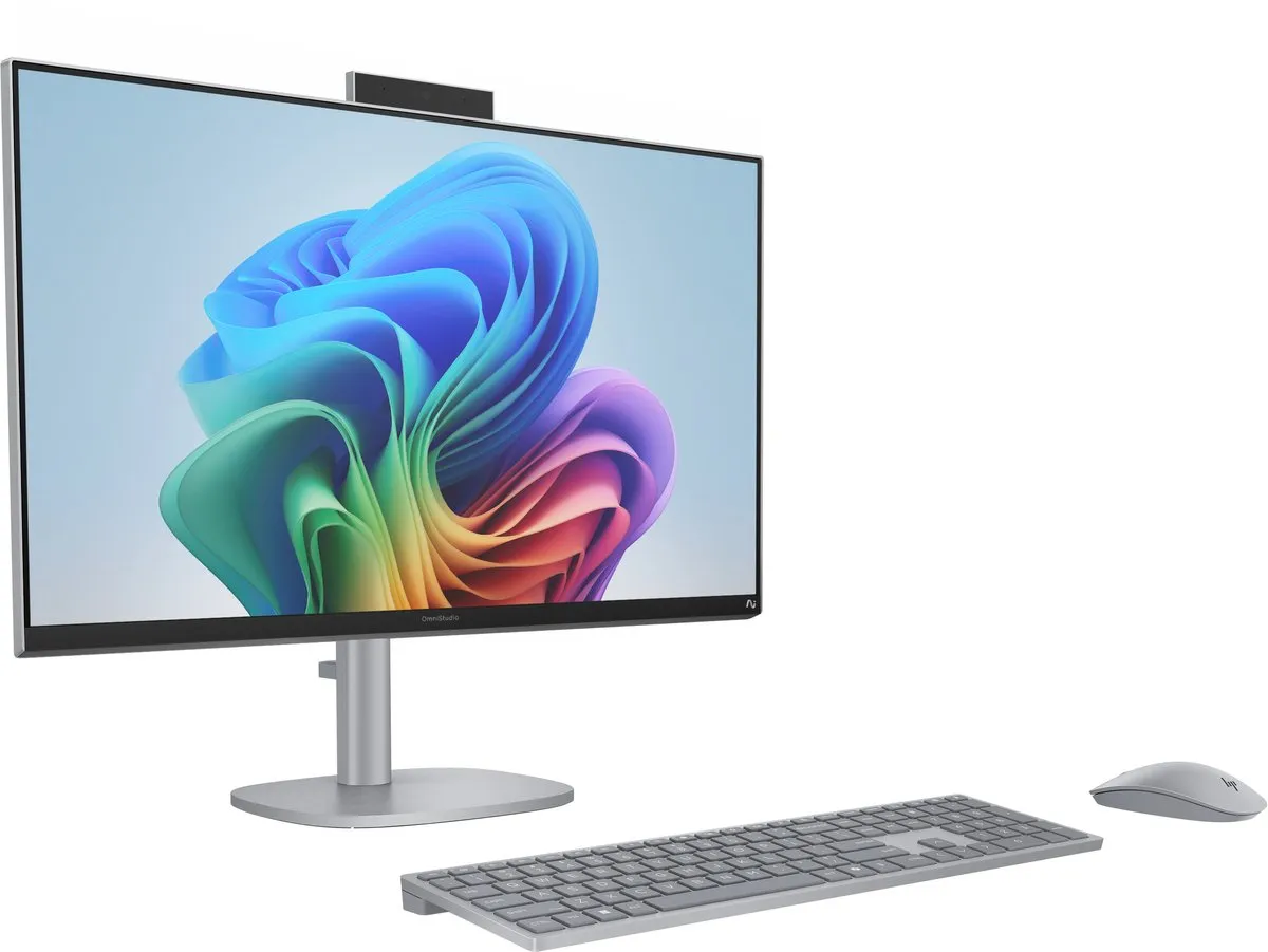 HP OmniStudio X AI All in One PC - NGAI 27-cs1750nd - Intel Core Ultra 7 - Full HD - 16 GB DDR5 RAM - 1 TB SSD - 27 inch - Windows 11 Pro