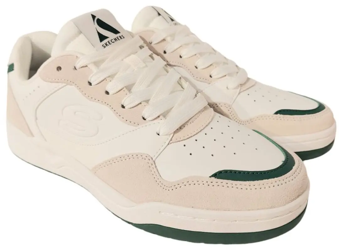 Skechers Sneaker 183241 WGRN KOOPA Volley Low Lifestyle Wit Groen