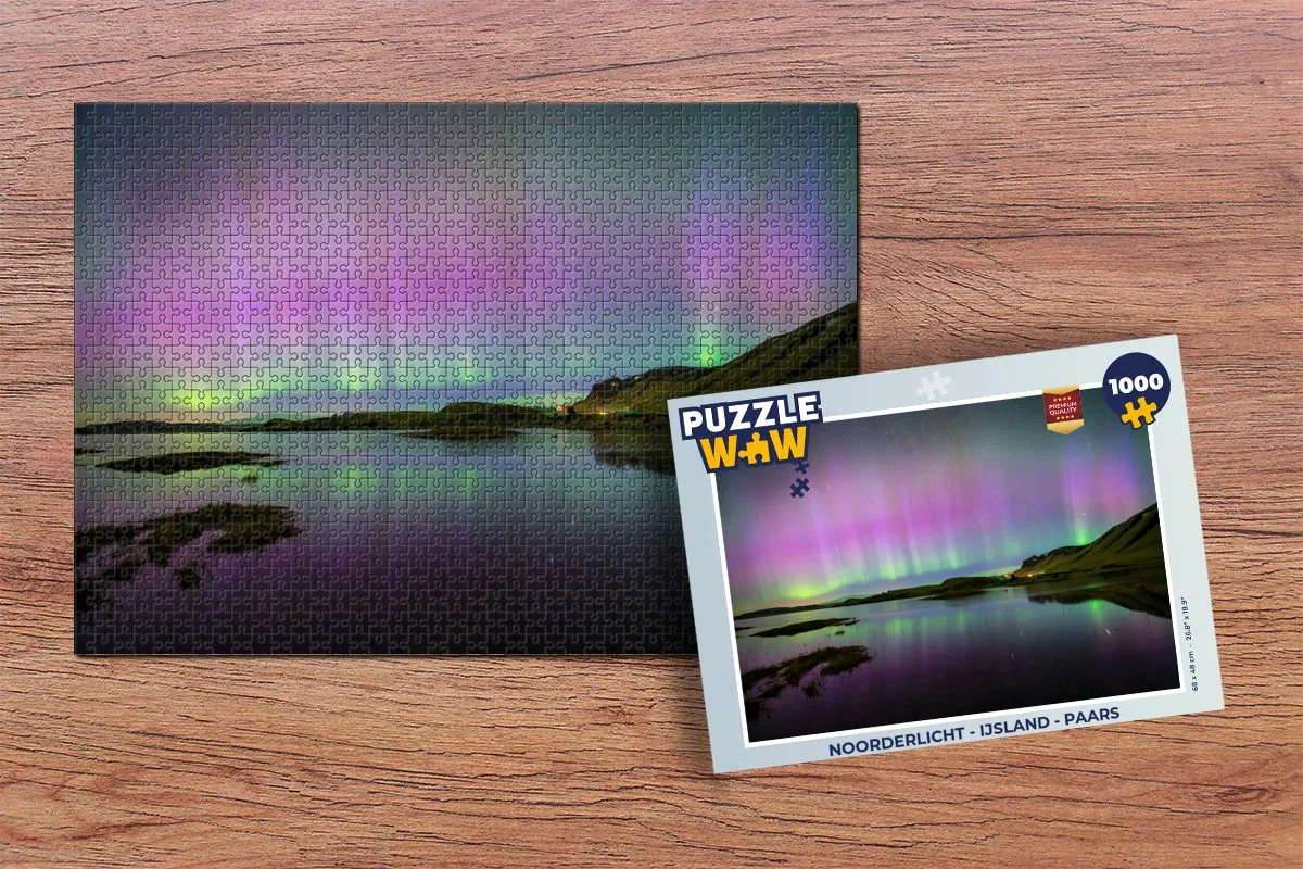 PuzzleWow Noorderlicht Legpuzzel 1000 Stuks - Multicolor