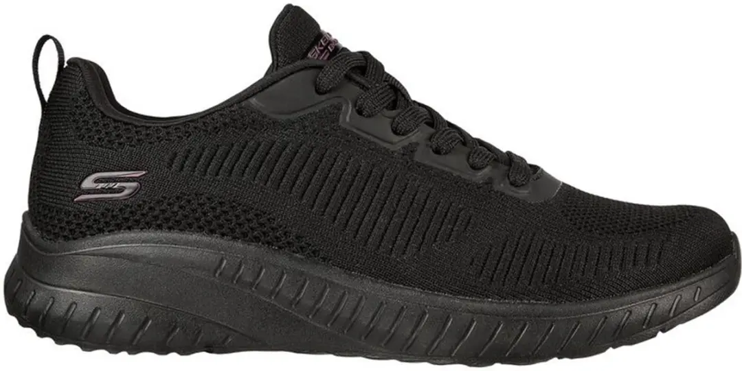 Skechers Bobs Squad Chaos FACE OFF Sneakers - Dames Zwart - afbeelding 5 van 6