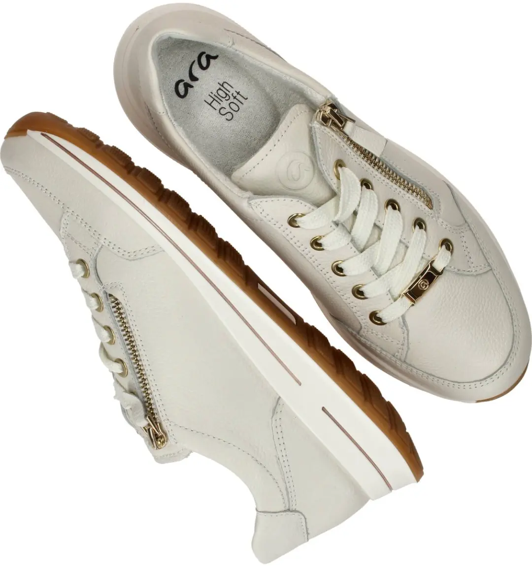 Ara Osaka 2.0 Lage Sneakers 41 - Wit/Beige