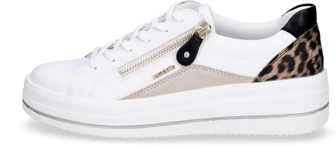 Remonte Dames Sneaker Wit Combi - 40