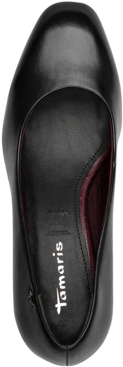 Tamaris Core Dames Pumps - Zwart Leer - afbeelding 4 van 6