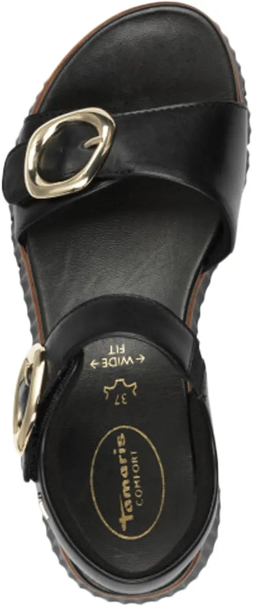 Tamaris Leren Sandalen 41 - Zwart - afbeelding 5 van 6