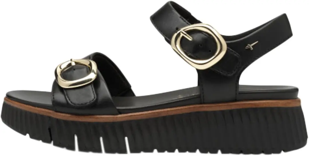 Tamaris Leren Sandalen 41 - Zwart - afbeelding 4 van 6