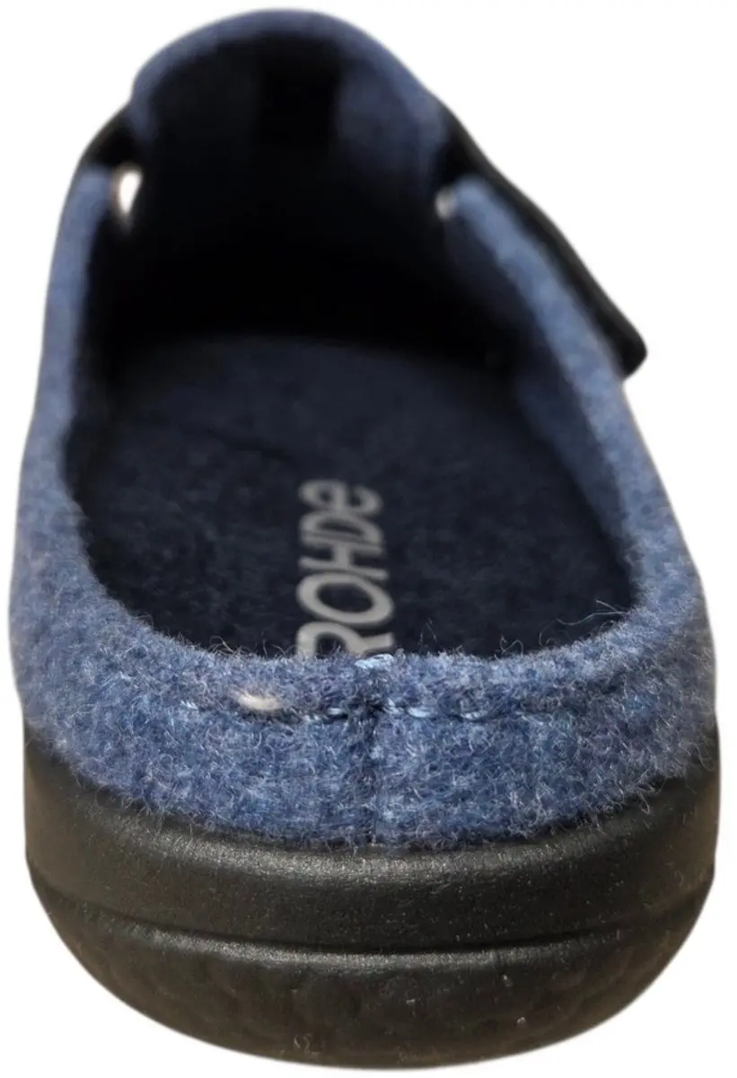 Rohde 6549 52 Open Pantoffels Dames - Blauw - 39