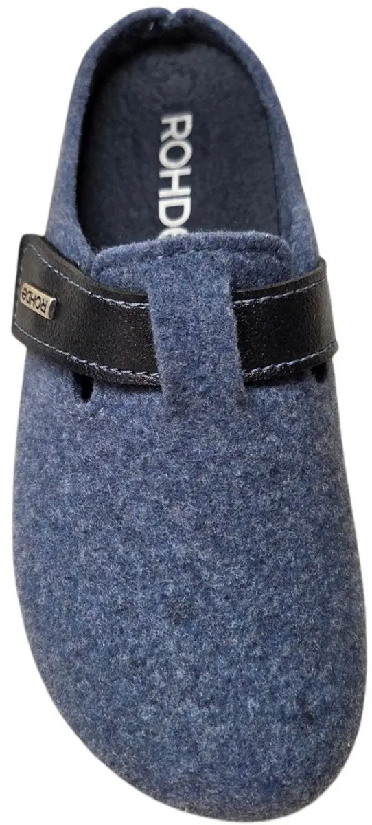 Rohde 6549 52 Open Pantoffels Dames - Blauw - 39