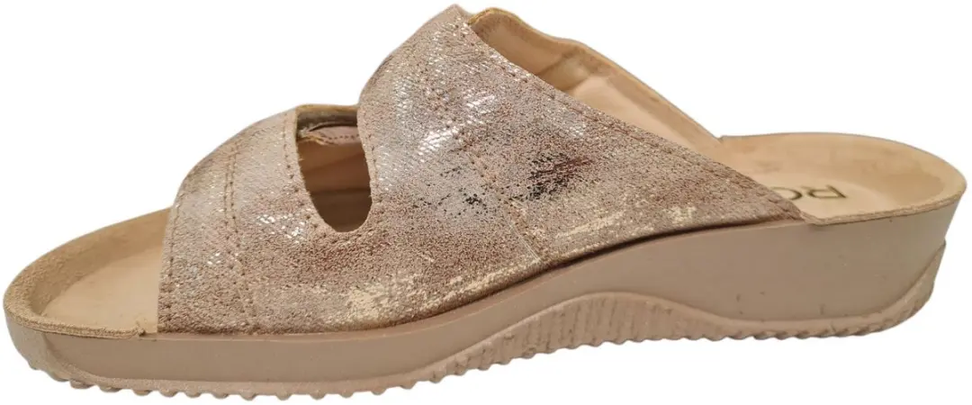Rohde Leren Beige Dames Slippers 36