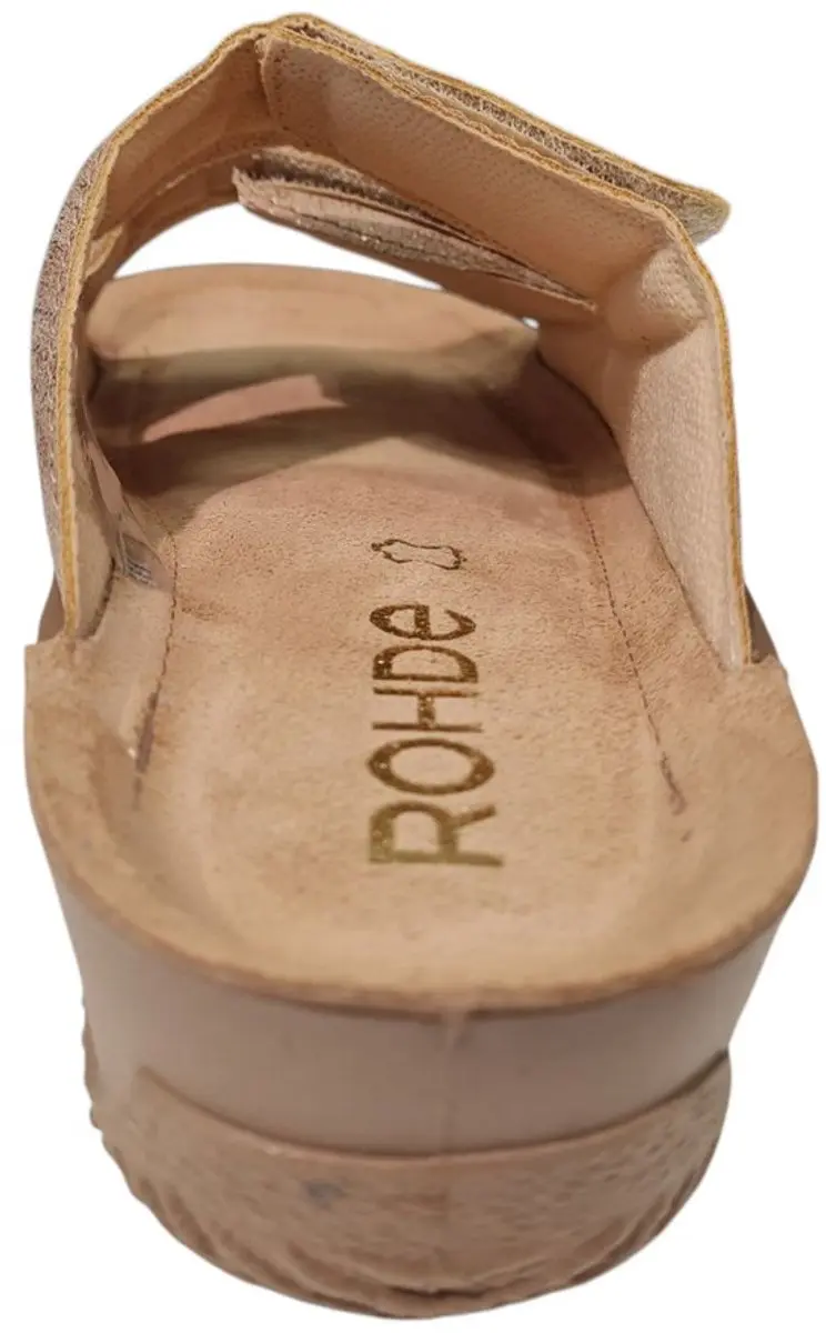 Rohde Leren Beige Dames Slippers 36