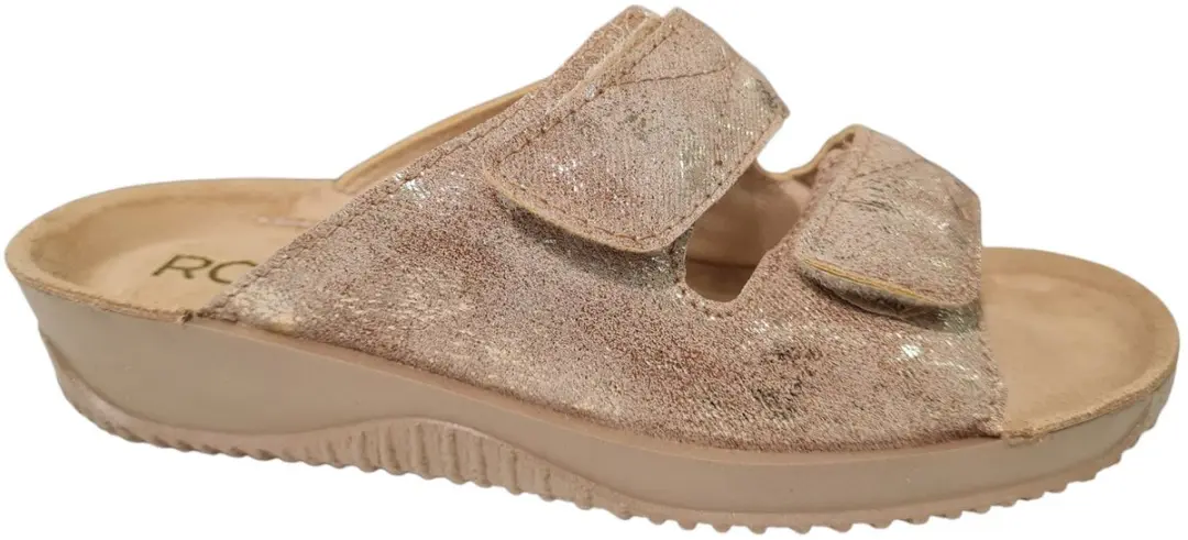Rohde Leren Beige Dames Slippers 36