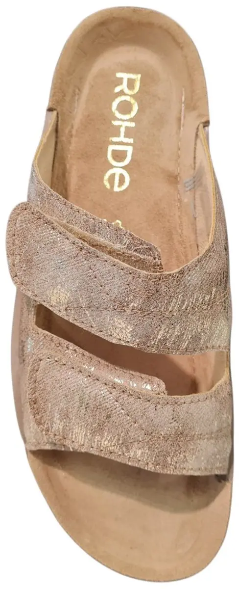 Rohde Leren Beige Dames Slippers 36