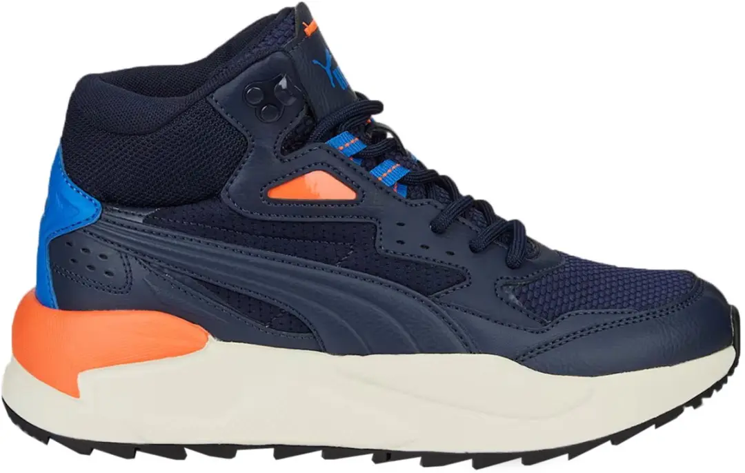 Puma X-Ray Speed Mid WTR Kinderen Winterschoenen Donkerblauw