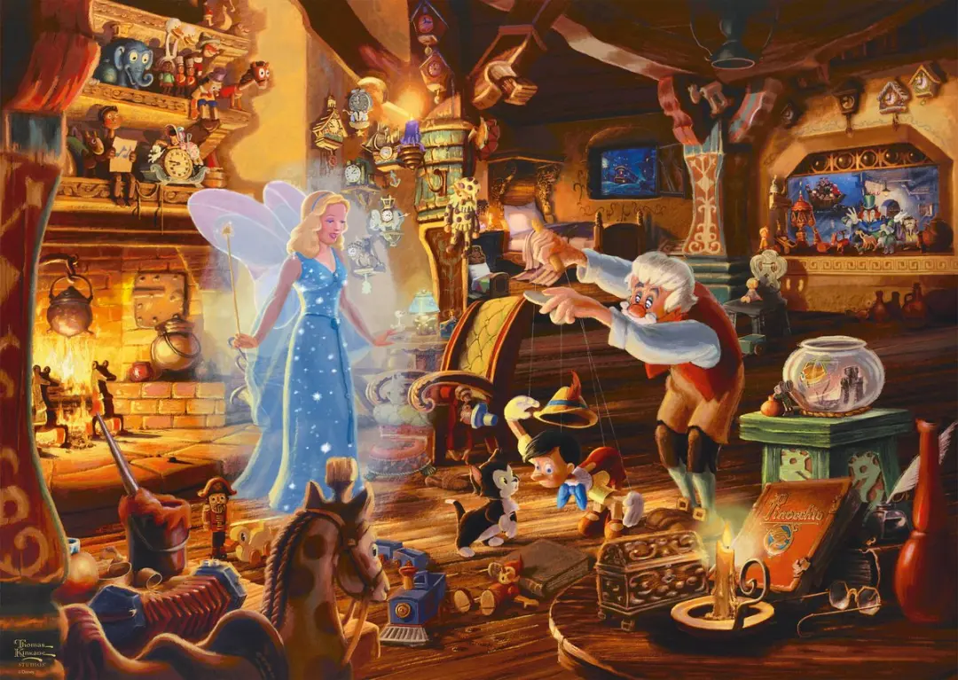 Schmidt Disney Pinokkio Thomas Kinkade Legpuzzel 1000 Stuks