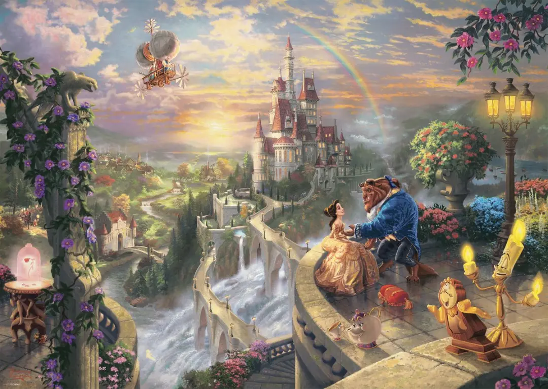 Schmidt Disney Beauty and the Beast Legpuzzel 1000 Stuks - Meerkleurig