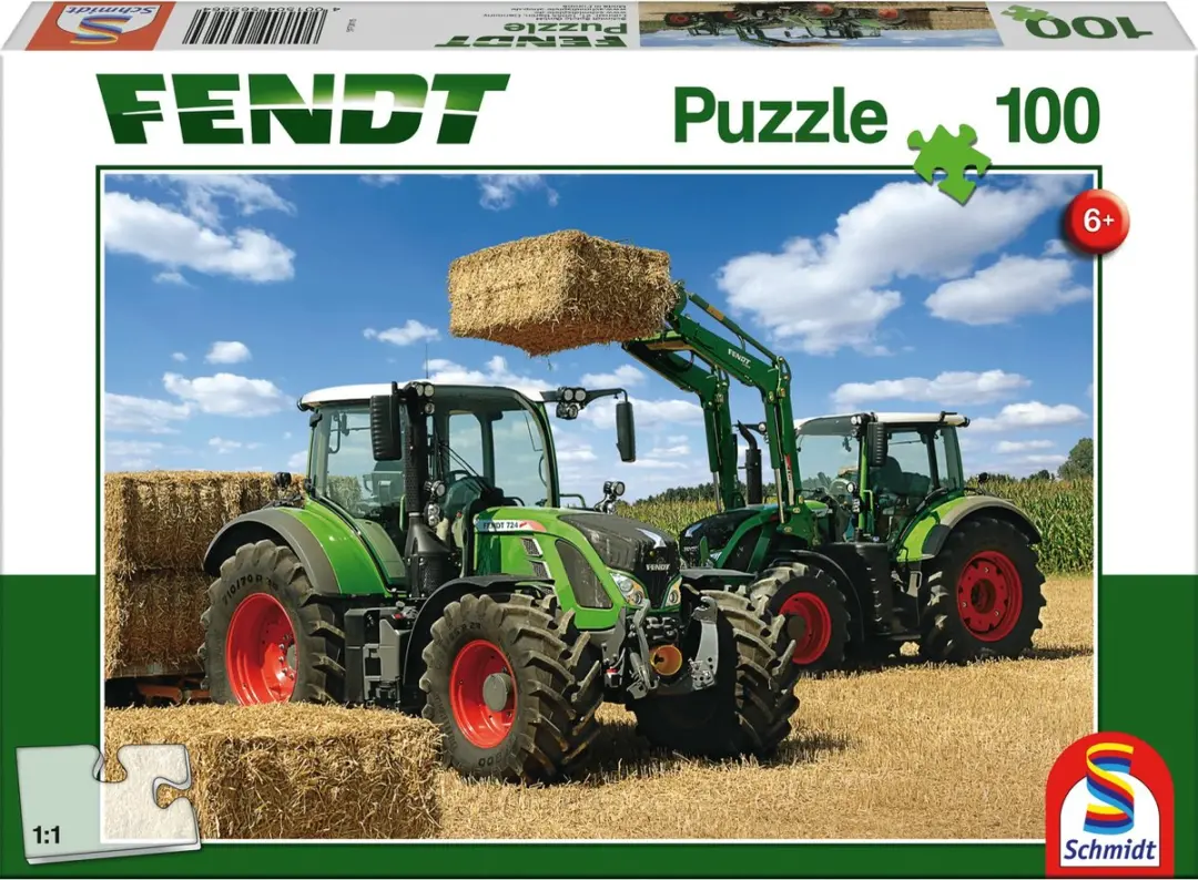 Schmidt Spiele Fendt Serie Traktor Puzzel 100 Stukjes