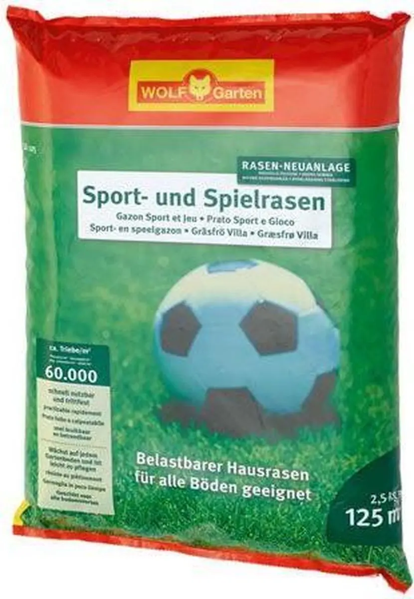 WOLF-Garten LG 125 Sport & Speelgazon Graszaad 2.5kg - 125m² - afbeelding 2 van 2