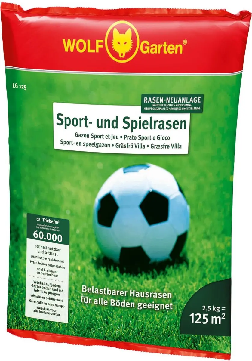 WOLF-Garten LG 125 Sport & Speelgazon Graszaad 2.5kg