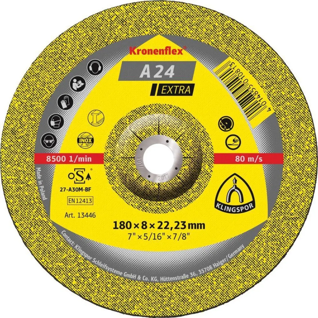 Afbraamschijven Kronenflex 115X6X22,23 Metaal universeel